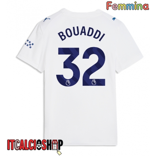 Manchester City Ayyoub Bouaddi #32 Terza Maglia Femmina 2026-27 Manica Corta